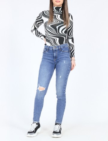 Blugi River Island, albastru