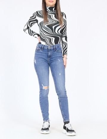 Blugi River Island, albastru