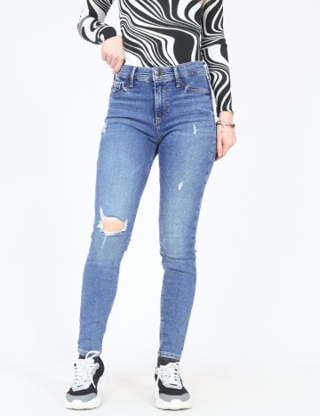 Blugi River Island, albastru