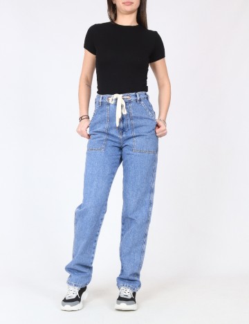 Blugi River Island, albastru