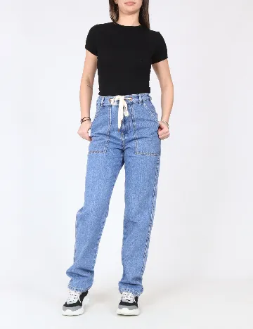 Blugi River Island, albastru