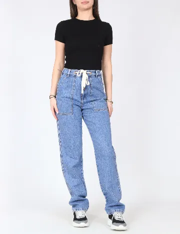 Blugi River Island, albastru