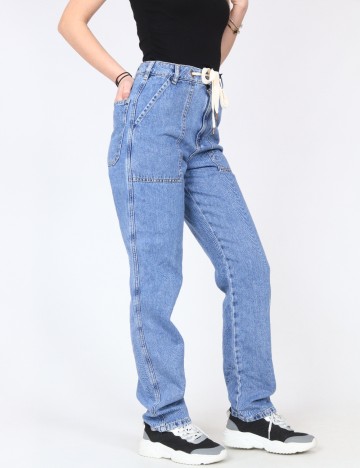 Blugi River Island, albastru