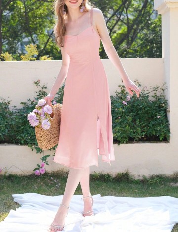 Rochie medie SHEIN, roz