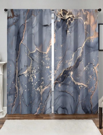 Set draperie 2 bucati SHEIN, mix culori