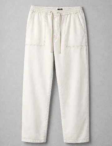 Pantaloni River Island, alb