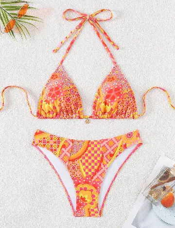 Costum de baie SHEIN, mix culori