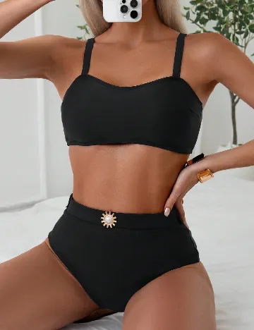Costum de baie SHEIN, negru