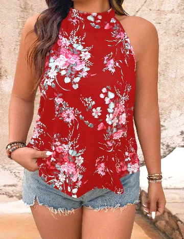 Bluza SHEIN CURVE, rosu