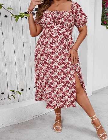 Rochie medie SHEIN CURVE, floral