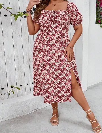 Rochie medie SHEIN CURVE, floral