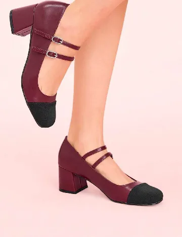 Pantofi Cuccoo, visiniu