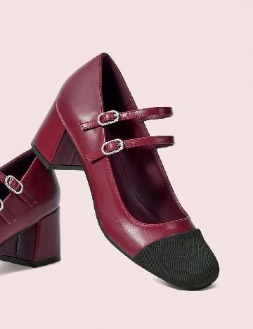 Pantofi Cuccoo, visiniu