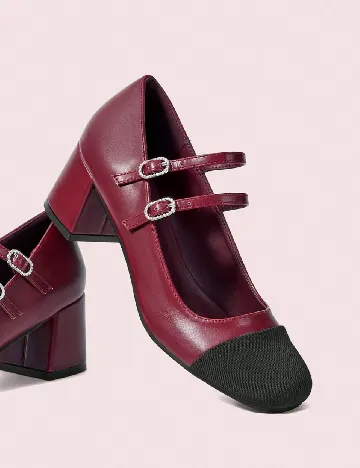 Pantofi Cuccoo, visiniu