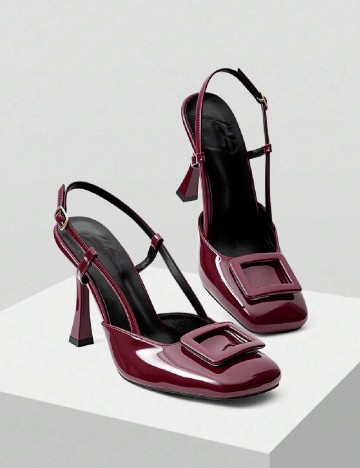 Pantofi Cuccoo, visiniu