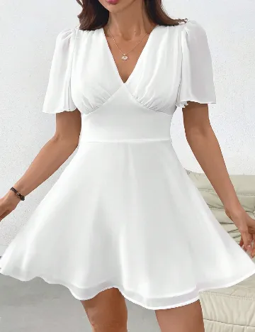 Rochie scurta SHEIN, alb