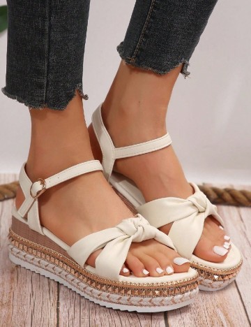 Sandale SHEIN, crem