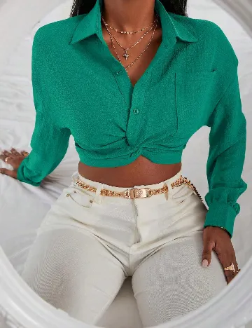 Camasa SHEIN, turcoaz