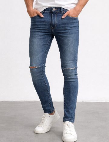 Blugi River Island, albastru