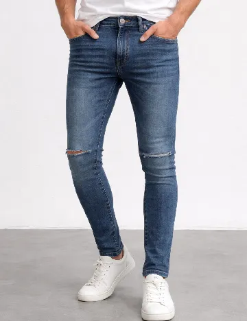 Blugi River Island, albastru