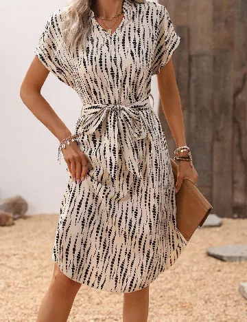 Rochie scurta SHEIN, crem