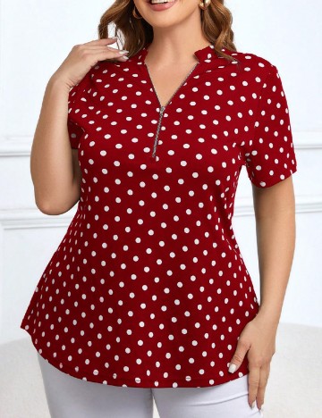 Bluza SHEIN CURVE, rosu