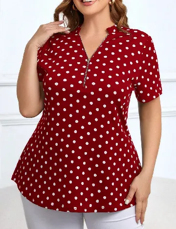 Bluza SHEIN CURVE, rosu