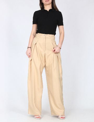 Pantaloni River Island, crem