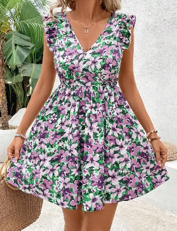 Rochie scurta SHEIN, mix culori