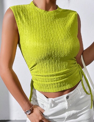 Top SHEIN, verde