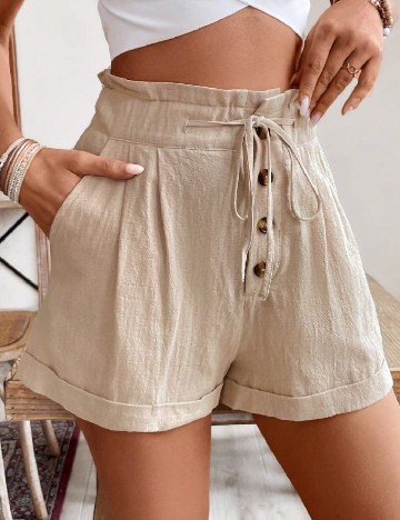 Pantaloni scurti SHEIN, bej