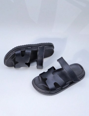 Slapi Shein Kids, negru