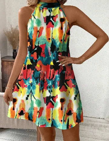 Rochie scurta SHEIN, mix culori