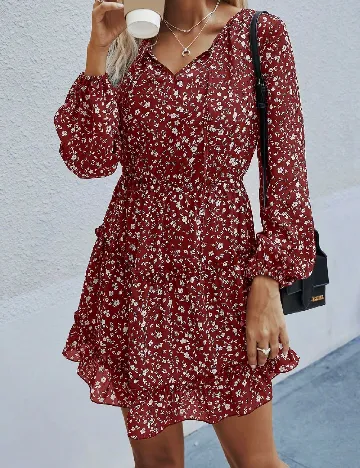 Rochie scurta SHEIN, rosu