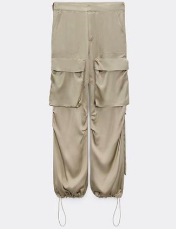 Pantaloni Zara, bej
