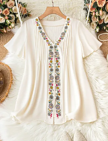 Bluza SHEIN CURVE, crem