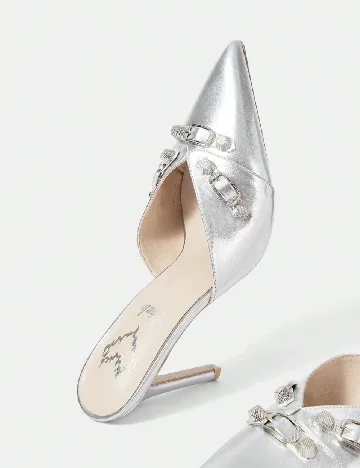 Saboti SHEIN, argintiu