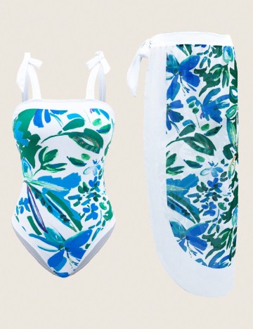 Costum de baie SHEIN CURVE, mix culori