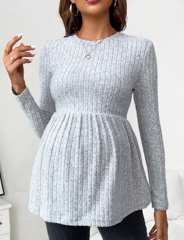 Bluza SHEIN Maternity, gri