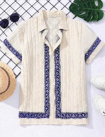 Camasa Shein Kids, bej