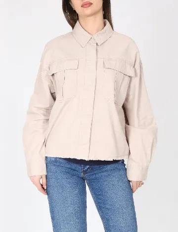 Jacheta Oversize River Island, bej
