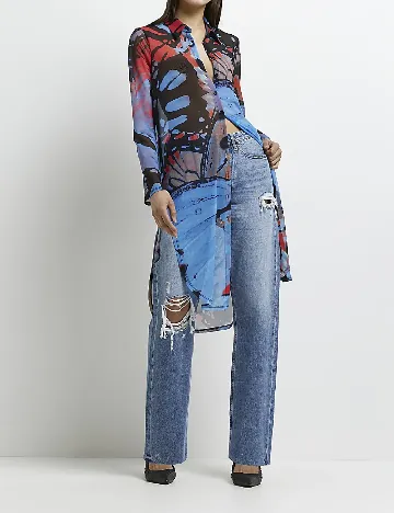 Camasa Oversize River Island, mix culori
