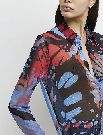 Camasa Oversize River Island, mix culori