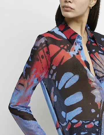 Camasa Oversize River Island, mix culori