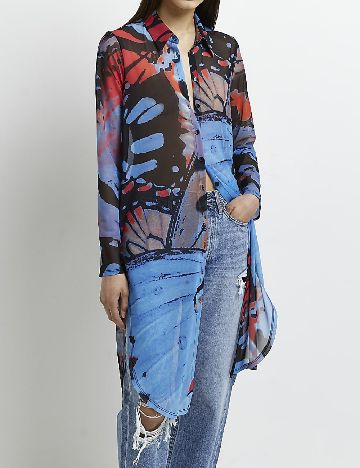 Camasa Oversize River Island, mix culori