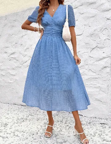 Rochie medie SHEIN, albastru