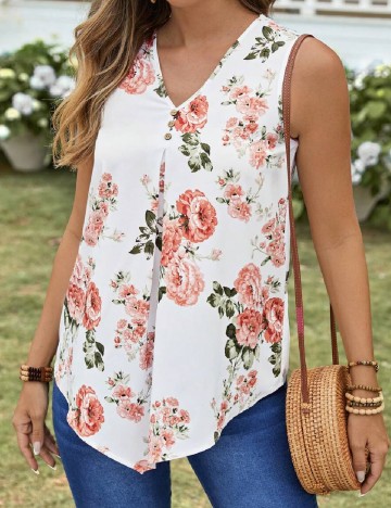 Bluza Emery Rose, alb