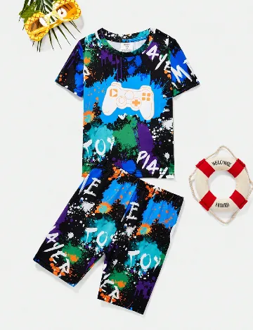 Compleu Shein Kids, mix culori