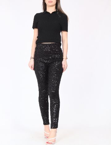 Pantaloni River Island, negru