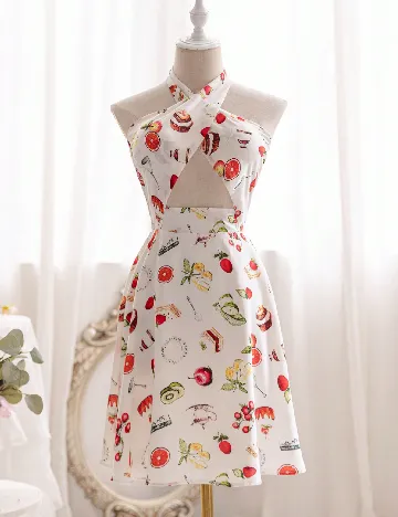 Rochie scurta SHEIN, alb